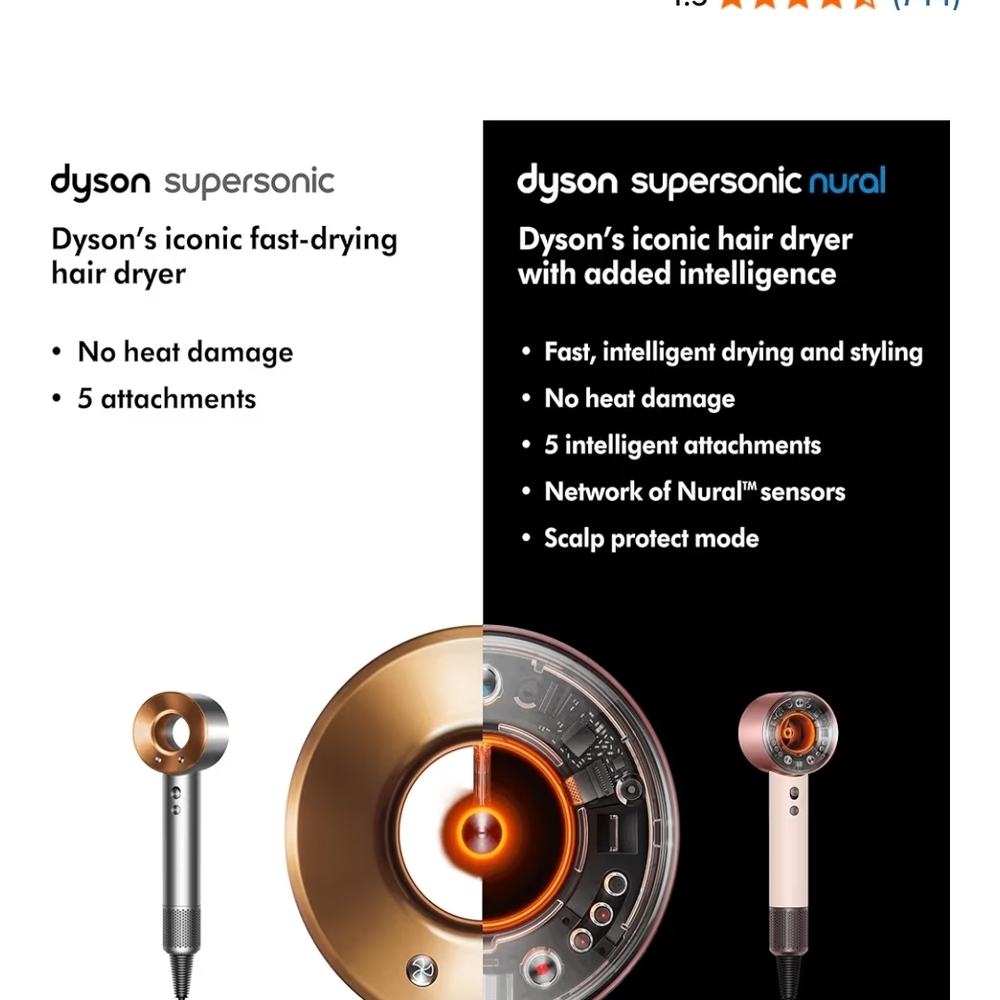 Dyson Copper and Black Hair Styling Set - Picture 5 of 9